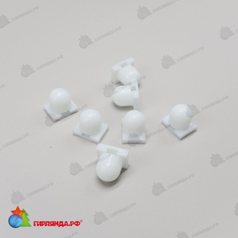Колпачок для светодиодного ленты LTC 1LED, Белый 04-5401