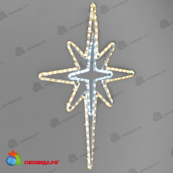 Светодиодная Фигура "Полярная Звезда" 70 x 60 см Тепло-Белая, IP65 04-5411