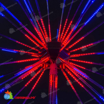 Светодиодная Фигура "Фейерверк" Ø3,4м 24В, 2592LED, IP65 04-5422