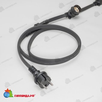 Белт-Лайт 50м, Провод Черный Каучук, Шаг 20 см, 250 Патронов, IP65 04-5423