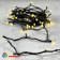 Гирлянда Нить 10м Золотой, 75 LED, провод Черный Каучук, IP65 04-5315