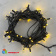 Гирлянда Нить 10м Золотой, 75 LED, провод Черный Каучук, IP65 04-5315
