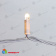 Гирлянда Нить 10м Тепло-Белая 24В, 100 LED, провод Серый Каучук 2,3мм, IP65, низковольтная. 04-5324