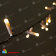 Гирлянда Нить 10м Тепло-Белая 24В, 100 LED, провод Серый Каучук 2,3мм, IP65, низковольтная. 04-5324