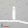 Гирлянда Нить 10м Тепло-Белая 24В, 100 LED, провод Белый Каучук 2,3мм, IP65 04-5326