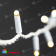 Гирлянда Нить 10м Тепло-Белая 24В, 100 LED, провод Белый Каучук 2,3мм, IP65 04-5326