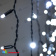 Гирлянда Занавес 2 x 3 м Белый 220В, 600 LED, провод Черный Каучук 2,3мм, IP65 04-5336