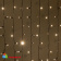 Гирлянда Занавес 2 x 2 м Тепло-Белый 220В, 400 LED, провод Черный Каучук 2,3мм, IP65 04-5337