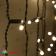 Гирлянда Занавес 2 x 2 м Тепло-Белый 220В, 400 LED, провод Черный Каучук 2,3мм, IP65 04-5337