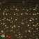 Гирлянда Занавес Облегченный c Колпачком 2 x 1 м Тепло-Белый 220В, 200 LED, провод Черный Каучук 2,3мм, IP65 04-5353