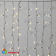 Гирлянда Занавес Облегченный c Колпачком 2 x 1 м Тепло-Белый 220В, 200 LED, провод Черный Каучук 2,3мм, IP65 04-5353