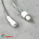 Гирлянда Нить с Колпачком 10м Золотой с Мерцанием Белого Диода 24В, 100 LED, провод Прозрачный ПВХ, IP65 04-5376