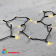 Гирлянда Нить с Колпачком 10м Золотой, 100 LED, провод Черный ПВХ, IP65 04-5382