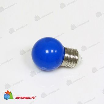 Светодиодная лампа для белт-лайт, d=45 мм., E27, синий. 11-1260