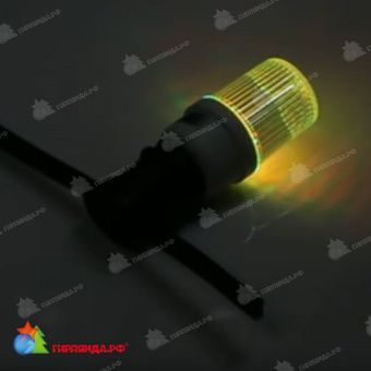 Светодиодная лампа для белт-лайт Строб-лампа d=50 мм.,E27,зеленый 11-1412