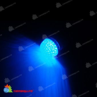 Светодиодная лампа для белт-лайт, d=50 мм., E27, синий. 11-1592