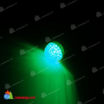 Светодиодная лампа для белт-лайт, d=50 мм., E27, зеленый. 11-1593