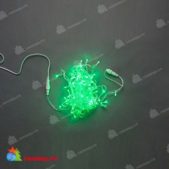 Гирлянда Нить, 10м., 100 LED, зеленый, без мерцания, прозрачный провод (пвх). 11-1783