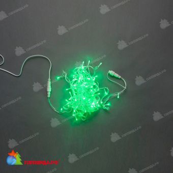 Гирлянда Нить, 10м., 100 LED, зеленый, без мерцания, прозрачный провод (пвх). 11-1831