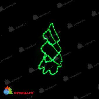 Фигура "Елочка", размеры 76x55.5 см, 80 LED зеленый, без мерцания. 11-2143