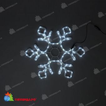 Снежинка светодиодная с мерцанием, 79x69 см, 120 LED, холодный белый. 11-2164