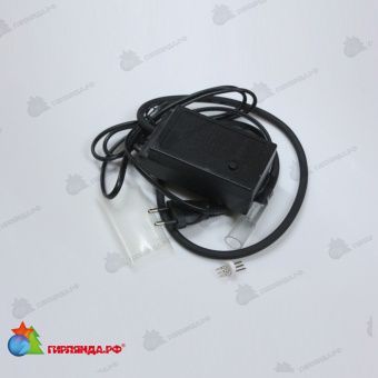 Контроллер для дюралайта чейзинг 3W, 400Вт, черный. 11-2425