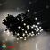 Гирлянда Нить, 10м., 100 LED, холодный белый, без мерцания, темно-зеленый провод (пвх), с защитным колпачком. 11-1642