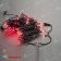 Гирлянда Нить, 30м., 200 LED, красный, без мерцания, зеленый провод (пвх), с защитным колпачком. 11-1649