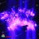 Гирлянда Нить, 10м., 100 LED, фиолетовый, без мерцания, черный провод (пвх), с защитным колпачком. 11-1797