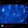 Гирлянда Бахрома 3.2х0.8 м., 200 LED, синий, чейзинг, черный провод (пвх) с защитным колпачком. 11-1935