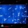 Гирлянда Бахрома 3.2х0.8 м., 200 LED, синий, без мерцания, белый провод (пвх) с защитным колпачком. 11-1941