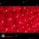Светодиодная сетка, 2х1,5м., 288 LED, красный, без мерцания, черный провод (пвх). 11-2006