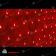 Светодиодная сетка, 2х1.5м., 288 LED, красный, чейзинг, черный провод (пвх). 11-2108