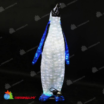 Cветодиодная фигура "Пингвин королевский №1", 127x62см (1528 LED), 92Вт. 19-1036