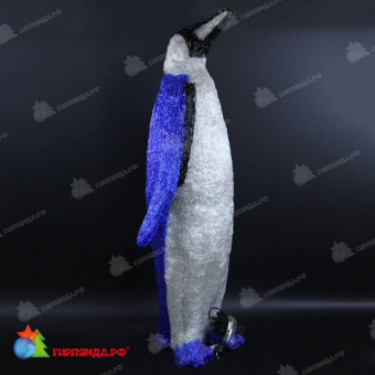 Cветодиодная фигура "Пингвин королевский №1", 127x62см (1528 LED), 92Вт. 19-1036