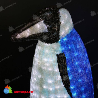 Cветодиодная фигура "Пингвин королевский №2", 107x48см (1528 LED), 78Вт. 19-1037