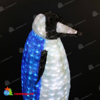 Cветодиодная фигура "Пингвин королевский №2", 107x48см (1528 LED), 78Вт. 19-1037