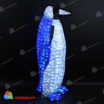 Cветодиодная фигура "Пингвин королевский №2", 107x48см (1528 LED), 78Вт. 19-1037
