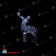 Cветодиодная фигура 3D "Олень Ажурный", 200x150x12см. 19-1033