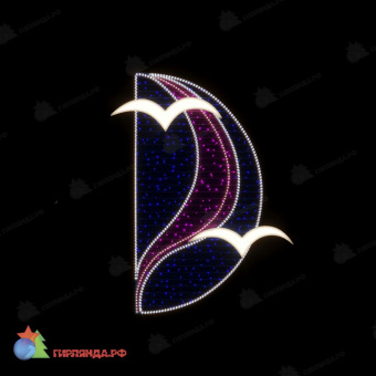 Светодиодная консоль Консоль "Чайки" №1 (0,868x0,035x1,27), 60 Вт 07-5565