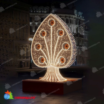 Светодиодная конструкция Дерево "Яблонька" (1,85x1,7x2,95). 07-5706