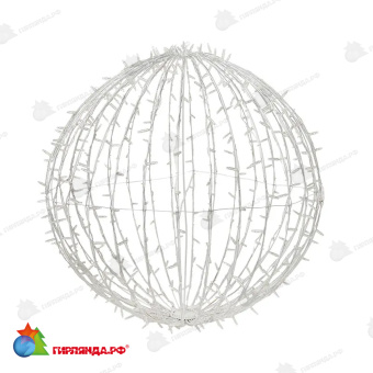 Шар светодиодный 230V, диаметр 80 см, 450 Led, эффект мерцания, цвет Холодный Белый 14-1579
