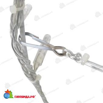 Шар светодиодный 230V, диаметр 80 см, 450 Led, эффект мерцания, цвет Холодный Белый 14-1579