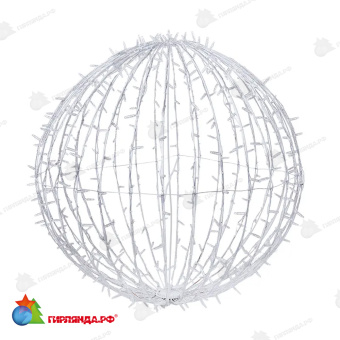 Шар светодиодный 230V, диаметр 80 см, 450 Led, эффект мерцания, цвет Холодный Белый 14-1579