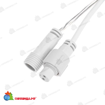 Гирлянда светодиодная Занавес 2x0,8м 160 Led Синий прозрачный пвх IP65 постоянное свечение 230В 14-2003