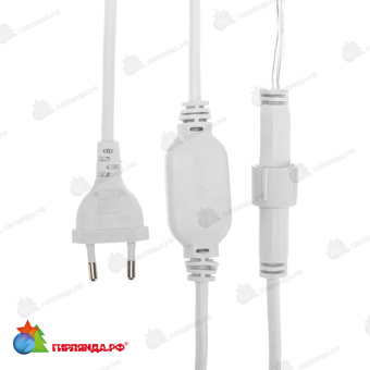 Гирлянда светодиодная Занавес 2x0,8м 160 Led Синий прозрачный пвх IP65 постоянное свечение 230В 14-2003