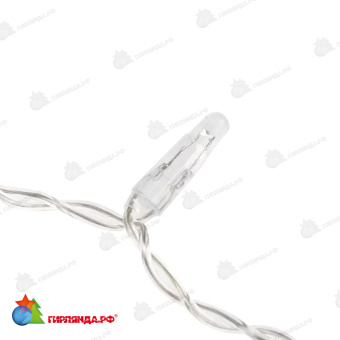Гирлянда светодиодная Занавес 2х0,8м 160 Led Теплый Белый прозрачный пвх IP65 постоянное свечение 230В 14-2004