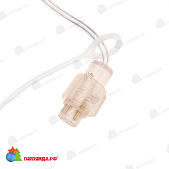 Гирлянда светодиодная Занавес 2х0,8м 160 Led Теплый Белый прозрачный пвх IP65 постоянное свечение 230В 14-2004