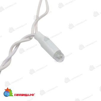 Гирлянда светодиодная Занавес 2х1,5м 300 Led Холодный Белый пвх IP65 эффект мерцания 230В 14-2020