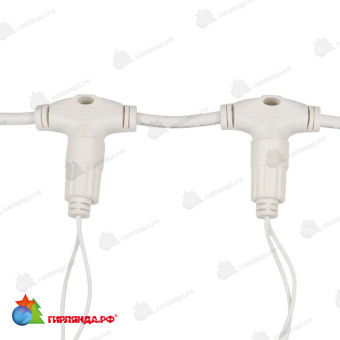 Гирлянда светодиодная Занавес 2х1,5м 360 Led Желтый белый пвх IP65 постоянное свечение 230В блок в комплекте 14-2030